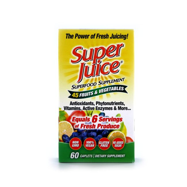 Super Juice Vegetable and Fruit Daily Multi Phyto-Nutrient Formula, 60 Count WIN55870