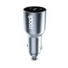 IC1-AA Bluetooth Fast Car Charger 2 USB Port Cigarette Lighter Socket Adapter