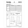 Burda Style Sewing Pattern B6903 Misses' Skirts