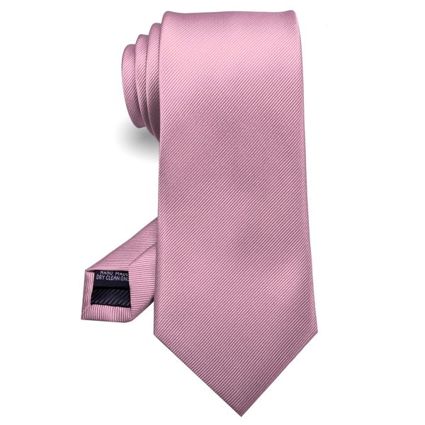 RBOCOTT Silk Dusty Rose Tie Business Wedding Formal Necktie for Men (67)