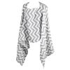 Jolly Jumper Muslin Pashmama, Chevron Grey, One Size