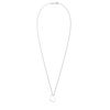 Elli necklace with heart pendant, filigree, love, in 925 sterling silver, Silver, Silver