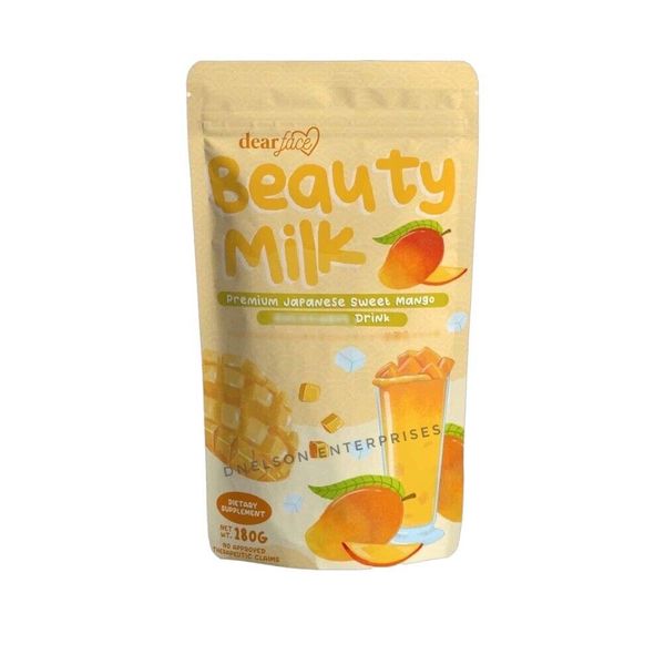 Dear Face Beauty Milk Premium Japanese Sweet Mango Drink 10 Sachets