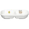 Maruki Koguma-chan Square Two Partition Plate, Small, J31 KO
