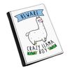 Beware Crazy Llama Boy Passport Holder Cover