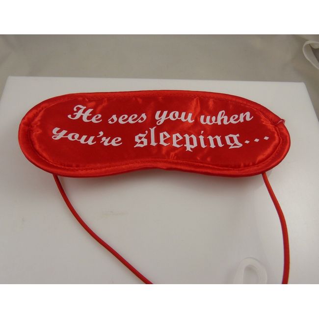 He sees you when u sleeping beauty eye mask sleep mask light out good Christmas