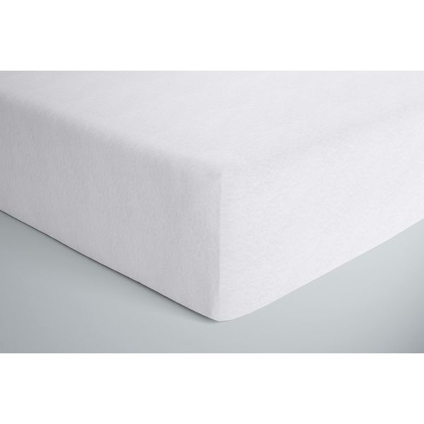 NightComfort Waterproof Terry Towel Mattress Topper Protector, Single - Quilted Luxury Polycotton Cover White Top Extra Deep Fitted Sheet with Elasticated Skirt for Bed