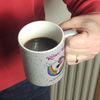 Relaxing Mug Unicorn with Rainbow Glitter Coffee Mug
