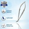 Castroviejo Angled Stitch Scissors Sharp 4.5" Micro Eye Surgery Premium Quality