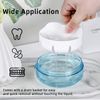 Leak Proof Denture Cup Kit Portable Retainer Case Perfect for Travel, Denture Case Container Cleaning Care for Dentures Aligner Mouth Guard with Denture Brush, Strainer, Removal Tool and Mirror