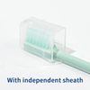 Y-Kelin 4 Pcs U-Shaped Orthodontic Toothbrush Soft Bristle with 4 Toothbrush Head Cover for Orthodontic People Effective Cleaning Teeth