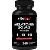 Melatonin 20mg High Potency Natural Sleeping Aid 240 Fast Dissolve Tablets USA