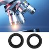 2PCS Eyepiece Cover, Binocular Eye Cups Replacement Guard Soft Rubber 36mm Diameter Stereo Microscope Accessory (Flat Angle)(KP-H2 Flat Angle)