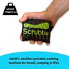 Scrubba Wash Bag Portable Washing Machine - Lightweight Manual Washing Machine for Travel, Camping, Laundry, Baby Clothes - Travel Essentials, Gift - use with Laundry Detergent/Sheets - 5.3 oz.