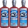 Act Zero Alcohol Anticavity Fluoride Mouthwash, Cinnamon, 18 Ounces each (Value Pack of 3)