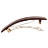 France Luxe Classic Rectangle Barrette - Nacro Spice