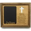 Baptism Picture Frame - 8x10 Frame Holds 5x7 Photo