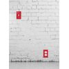 WIRESTER Single Gang Toggle Light Switch Plate/Wall Plate Cover - Solid Favorite Red, 2 Piece Set