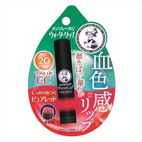 Rohto Pharmaceutical Water Lip CC Pure Red 4.5g