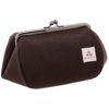 Watuna Canvas Pouch with Pouch, 4.5 Size, L Size, lamp black
