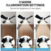 Bell + Howell Black Socket Fan Ceiling Fan with Warm Light and Remote Control