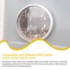 Electric Meter Covers for Replacement Milbank 6002 Plastic Meter Socket Blank Clear Cover (8 pack) (8pack)