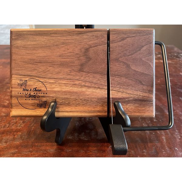 Solid Walnut Hand Made Cheese slicer Board -  Customization is also available