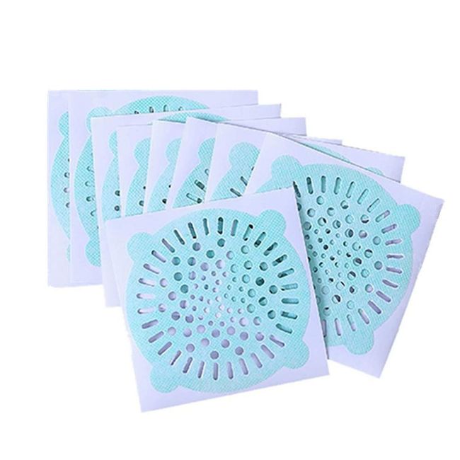 Drain Seal, Hair Removing Sheet, Diameter 3.9 inches (10 cm), Just Stick, Hygienic, Hair Catcher, For Baths, 90 Sheets