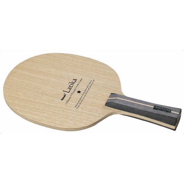 Nittaku NE-6857 Table Tennis Racket, Latika Shake Hand, For Attack, 5-Piece Plywood, Flare