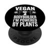 Powered By Plants Vegetarischer Veganer Bodybuilder PopSockets Klebender PopGrip