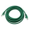 1CONN - 1.5m network cable, Ethernet, Lan & patch cable for maximum internet speed & connects all devices with RJ 45 socket green - 10 pieces