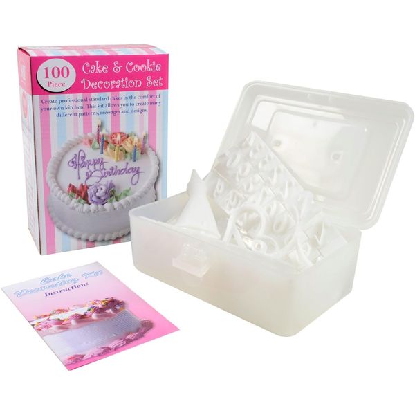 100 Piece Cake & Cookie Decoration Set