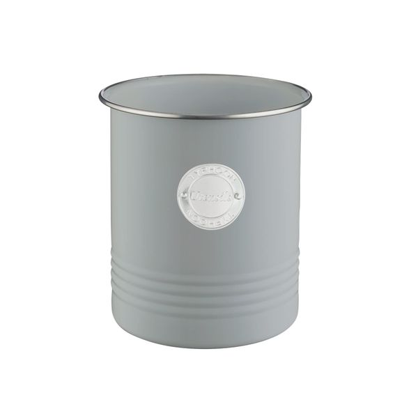 Typhoon Living Grey Utensil Storage Jar, 1.7 Litres