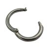 Stainless Steel Split Ring with Clip & Pin 6MM x 30MM