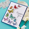 Spellbinders Butterfly Swirl Betterpress Plate, Metal, ONE