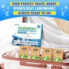 Laundry Detergent Sheets 200 Loads 100 Sheets Fresh Linen Scent Hypoallergenic