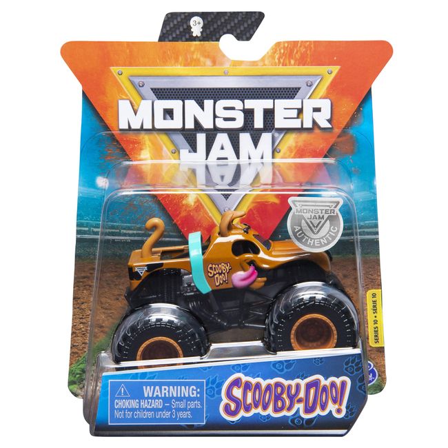 Monster Jam, Official Scooby Doo Truck, Die-Cast Vehicle, Ruff Crowd Series, 1:64 Scale