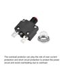 2pcs Overload Protector 20A AC125/250V DC32V Push Button Thermal Circuit Breaker