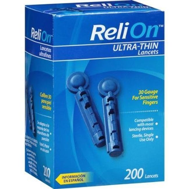 ReliOn 30G Ultra Thin Lancets 200-ct by Reli On