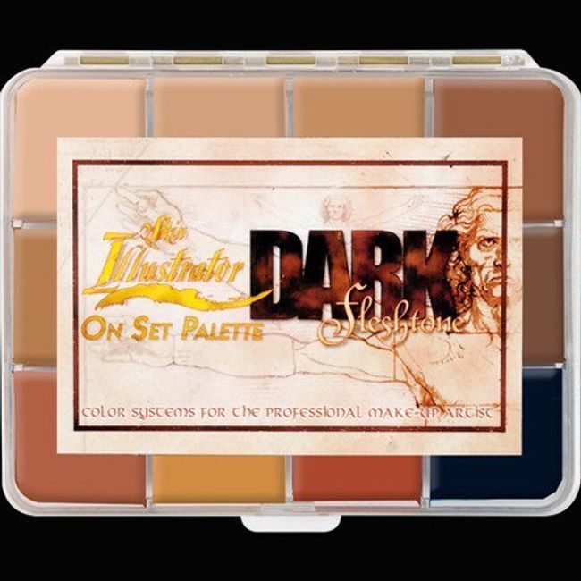 PPI Skin Illustrator On Set Dark Flesh Tone Makeup Palette