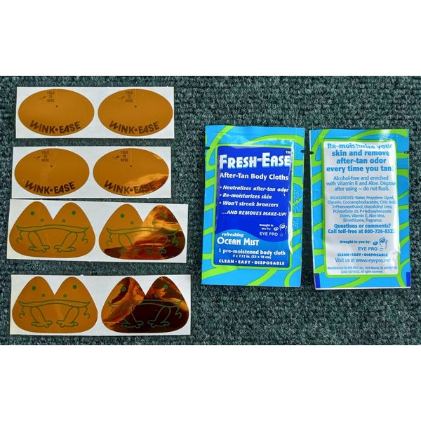 Sample Pack Wink Ease, VIEWkeepers, Fresh Ease Disposable Tanning Protection