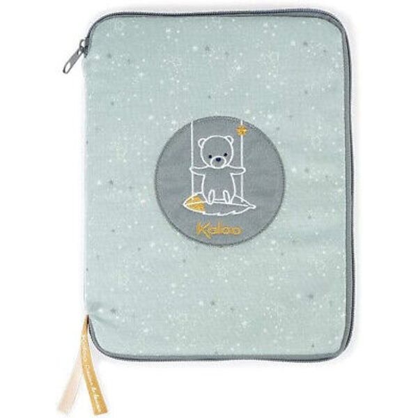 KALOO  Health Book Cover Soft Note book Plush Cover - Blue