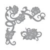 Spellbinder Paper Arts Hibiscus Corner D Lites Die, Gold