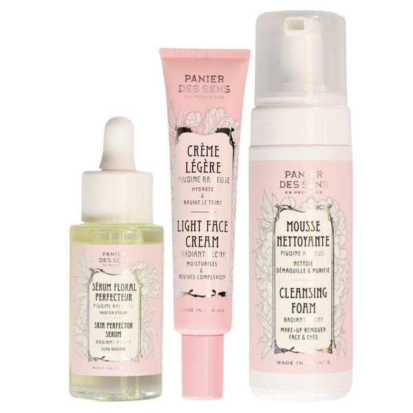 Panier Des Sens Face Care 3pc Set (Cleansing Foam, Serum and Light Face Cream)