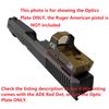 Ade Advanced Optics Red Dot Optic Adapter/Converter Mount Plate for Ruger American Pistol