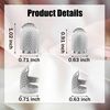 Sashiko Thimble - 2pcs Thimbles Adjustable Ring Sashiko Needles Kits, Thimbles for Hand Sewing
