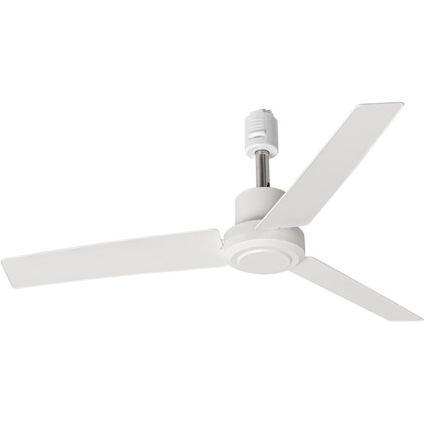 003329 DUCT RAIL FAN DC plus 50 (White) Duct Rail Dedicated Ceiling Fan Duct Rail Fan DC Motor with Simple Remote Control for Lighting Rail Office Energy Saving Store Ventilation Air Circulation