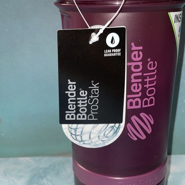 BlenderBottle Shaker Bottle with Pill Organizer and Storage for