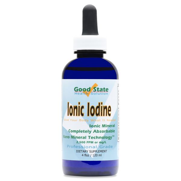 Good State - Liquid Ionic Iodine (600 Servings at 500 mcg) (4 fl oz)