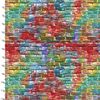 Blender Fabric - Sip & Snip Digital Rainbow Brick Texture - 3 Wishes YARD